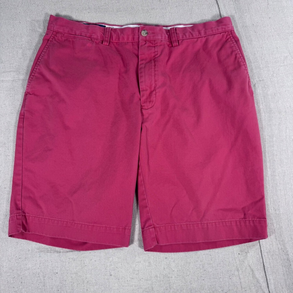 Polo Ralph Lauren Shorts‎ Mens 36 Pink Cotton Chino Classic Fit 10 Inseam